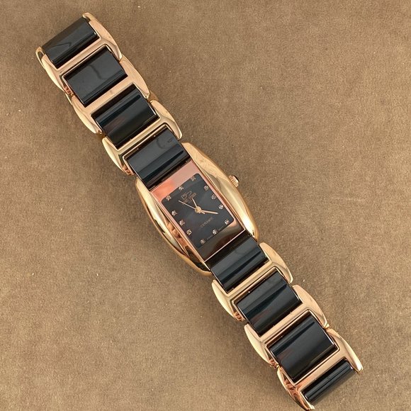 Stunning Daniel Steiger "Eden" Watch 18 Karat Rose Gold Plated, Diamond Accents - Picture 4 of 8